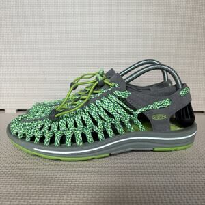 Keen Uneek Sandals Womens 11 Green/gray Braided Cord Water Shoes